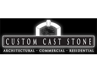 custom cast stone logo